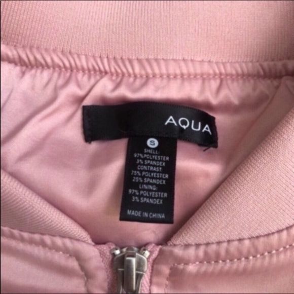 Aqua Embroidered Pink Bomber Jacket - Picture 14 of 14